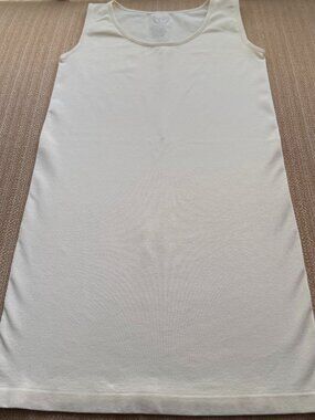 Unique Styles Asfoor Cream long Tank L/XL